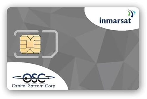 Inmarsat Isatphone 2 & Pro Prepaid SIM-Karte – Lateinamerika 300 Einheiten/180 Tage Gültigkeit für Satellitentelefone – Bereit zum Aktivieren Online, Sprache, SMS SMS