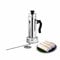Attach Food Grade Stainless Steel Steamer (Tubular) Puttu Maker with Steamer Plate, Metal Stick, bakelite lid knob and Black Plastic Handle to use with Pressure Cooker Top Silver Color Pack of 1