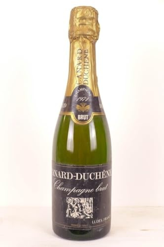 37 cl champagne canard-duchêne brut (demi-bouteille) pétillant 1971 - champagne