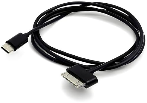 Cavo da USB C a 30 pin, adattatore di sincronizzazione e caricatore da tipo C a 30 pin, nero