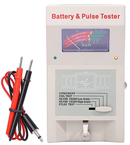 MUNEFE Watch Repair Kit, Quartz Watch Analyzer Detector Battery, Pulse Tester for Watch Repair Tools Accessories