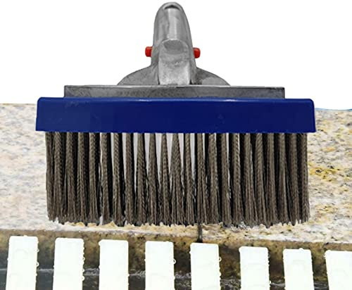 Cabezal De Escoba De Alambre - Cepillo De Cerdas De Metal De Amplia Aplicación | Epillo De Jardín | Cabezal De Escoba De Alambre Resistente para Patio, Piedra Y Hormigón