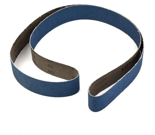 4 correas de lijado de cerámica gruesa de 2 x 72, bandas de 40/60/80/120