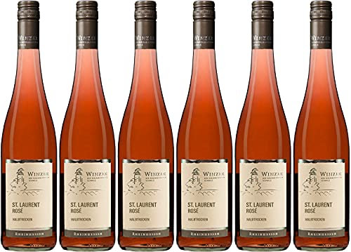 Winzer der Rheinhessischen Schweiz Rheinhessen St. Laurent Rosé 2023 Halbtrocken (6 x 0.75 l)