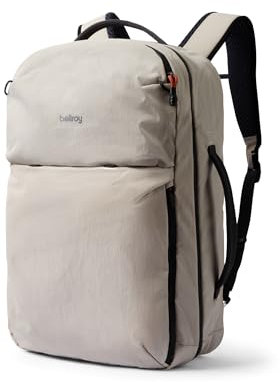Bellroy Lite Travel Pack 30L (carry-on backpack, travel backpack for international travelers, with laptop pocket, interior packing cells and tuck-away shoulder straps) - Ash