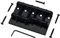 Jemcgrl Chevalet de Guitare Basse Hardtail à 4 Cordes pour Basse de PréCision Jazz Basse PB Style, Noir