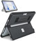 SSS·GRGB Protective Case for Microsoft Surface Pro 11/10/9/8 13-Inch - Slim All-in-One Rugged Cover with Hand Strap, Compatible with Type Cover Keyboard & Adjustable Multi-angle Stand (Black)