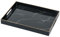 Bandeja para servir, bandeja con asa, decoración de mármol, rectangular, bandeja de café, irrompible, grande, para cocina, salón, bar, fiesta (40 x 30 x 4 cm)