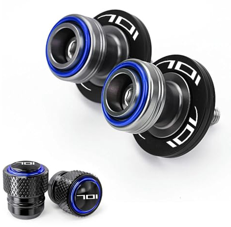 ODSMBK Motorrad CNC Hecksupport Schwingenarm Spulen-Slider Ständer Schwingenarm Bobbins Passt für Husqvarna Svartpilen 701 Moto SM 701 Enduro TE 701 Schwingarmspool