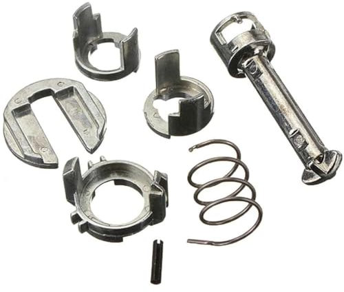 Easy Link Juego de reparación de cilindro de cerradura para puerta delantera izquierda y derecha compatible con BMW 3 Serie E46 1997-2006 51218244049