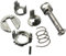 Easy Link Juego de reparación de cilindro de cerradura para puerta delantera izquierda y derecha compatible con BMW 3 Serie E46 1997-2006 51218244049
