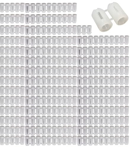 Hkfgdjdl 900 Stück kleine Spreizdübel 5 mm weiße Dübel Zubehör zur sicheren Befestigung in verschiedenen Wandmaterialien