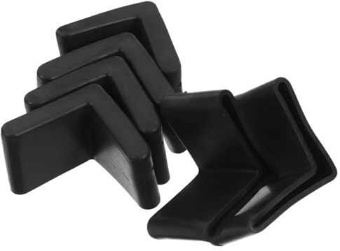 EXCEART 12pièces Patins Caoutchouc Triangulaires pour Meubles Protection Sol Table Chaise Couvre-Jambes Antidérapants