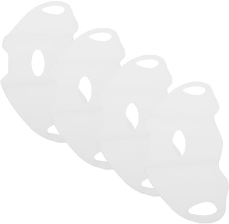 WOFASHPURET 4 Stück Gel Feuchtigkeits Gesichtspflaster Elastischer Stoff Sonnenschutz Sommer UV Schutz Damen Outdoor