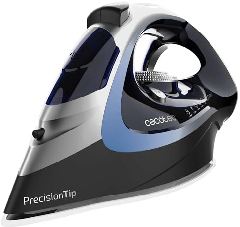 Cecotec Dampfbügeleisen IronHero 3200 Vital, 3200 W, 70 g/min Dampf, 270 g/min Dampfstoß, Turbo Slide Sohle, Temperaturwahlrad, Drip Block Anti-Tropf, Cyclo Clean Anti-Kalk, Smart Auto OFF