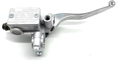 Pompa freno universale per moto, cilindro ruota anteriore, freno a disco, pompa idraulica, pompa di sollevamento per moto, livello 125cc, argento