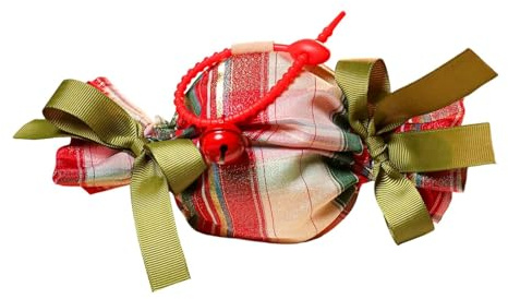 2 Stück große Weihnachts Geschenkbeutel mit Kordelzug, wiederverwendbare Stoff Party Leckerli Beutel zum Verpacken und als Feiertags Party Dekoration, Weihnachts Aufbewahrungsbeutel