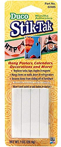 S/S Duco - Stik-Tak - Adhesive White Sticky Tack Reusable Posters Art School Work