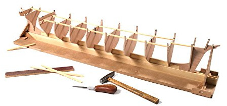 Best Price Square Holz Building Slip Spantausrichter für Modelle bis 89,9 cm, geeignet für Keel bis 90 cm, nicht geeignet für 600 Serie, Holz, Texturiert, Einfarbig, Schutzhülle