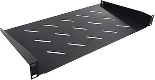 DYNAMODE CAB SHELF Universal Vented Rack Mount Shelf Depth Network Data server Cabinet Equipment (CABSHELF-FE-250)