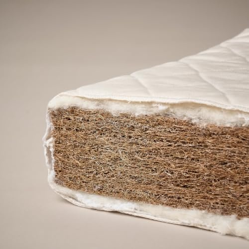 Obaby Natural Coir Wool Cot Bed Mattress (140 cm x 70 cm)