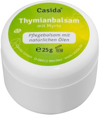 Thymianbalsam mit Myrte für Erwachsene - Bewährte Pflegebalsam mit ätherischen Ölen - 25 g