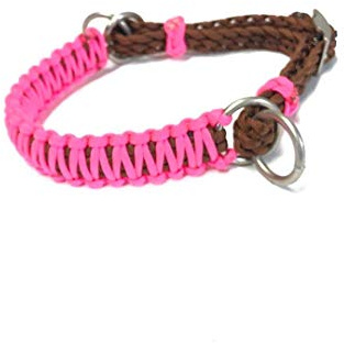 side pull hackamore with a whoa bitless bridle attachment hot pink
