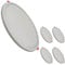 LED ATOMANT Packung mit 5 LED Einbaustrahler Downlight Rund Flach Einstellbarer Schnitt (50-180mm) 20W, Warmweiß Farbe (3000K), 1800 Lumen, Driver einschließlich