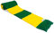 fanoriginals - Fußballschal in den Farben von Norwich City - Retro-Stil - Streifen in Gelb/Grün - Einheitsgröße