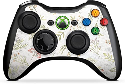 DeinDesign Skin kompatibel mit Microsoft Xbox 360 Controller Folie Sticker Blumen Muster Pastell