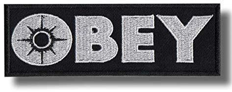 Obey Aufnäher zum Aufbügeln, bestickt