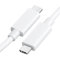 USB C to USB C 3.1 Gen2 Charging Cable 100W Power Delivery PD Charging for iPad Mini 6, iPad Pro 2020, iPad Air 4, Samsung Galaxy S20 Ultra/S10/Note20/S10 Plus/S9/S8 Plus (1M, WHITE)