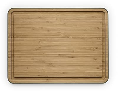 EVA SOLO | Green Tool Bambus-Schneidebrett mit Saftrille | Rutschfest mit Silikonpads und tiefer Saftrille | FSC-zertifizierter Bambus | Dänisches Design und Funktionalität