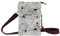 Coopay Sac à Bandoulière pour Femme avec Poche pour Téléphone Portable, 2 Compartiments (Rose)