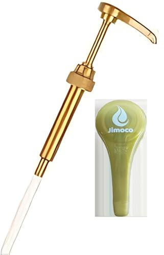 Coffee Syrup Pump Dispenser Fits 750ml Torani, DaVinci, Jordan's Skinny (Monin 33.8oz Plastic Bottles) 1 Pack