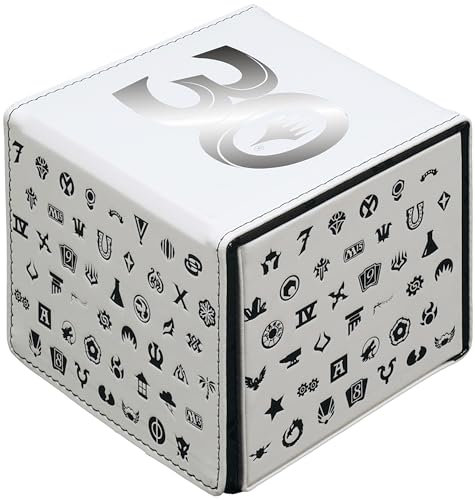Ultra Pro - 30th Anniversary Alcove Edge for Magic: The Gathering, almacena y protege hasta 100 cartas MTG de tamaño estándar, ideal para mazo Commander, caja de cubierta de carga lateral, acabado de