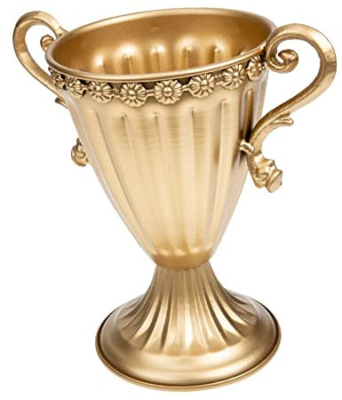 LIFKOME Vintage Blumenvase Aus Eisen Retro Vasen Für Pflanzenarrangements Behälter Zum Dekorieren Von Zimmern