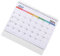 TEHAUX Tischkalender Tischkalender 2024 Ornament Stand-Up-Flip-Kalender Tischkalender Für Die Persönliche Terminplanung