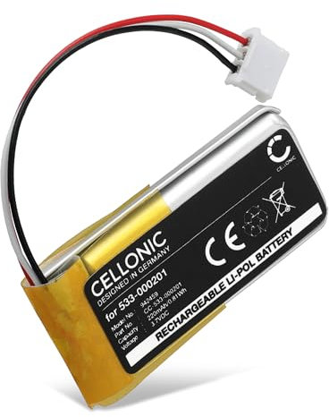 CELLONIC, Batería para Audífonos Compatible con Logitech G435 (220mAh, 3.7V) Batería de Repuesto 533-000201
