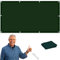 Quadratisch Sonnenschutz Markise 2.2 x 3.2 m Balkonverkleidung mit Seilen und Befestigungs Kit Geeignet für Balkone zur Beschattung, Dunkelgrün