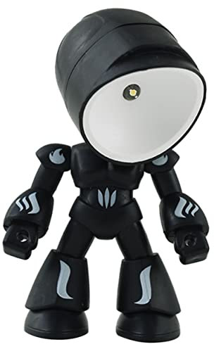 CRILSTYLEO Entzückende Roboter-nachtlichtprojektor Jungen Und Mädchen Schreibtischlampe Batteriebetriebenes -nachtlicht