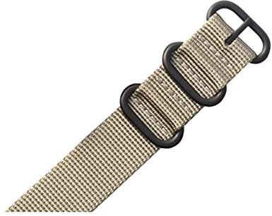 Nylon-Armband, kompatibel mit Suunto D6 und D6I Tauchcomputer-Uhr, inklusive ABS-Adaptern und Schraubstangen
