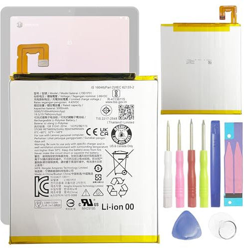 Aousavo Batería de repuesto L19D1P31 compatible con tablet Lenovo Tab M9 | 9'' TB310XU TB310FU batteria