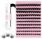 GEMERRY Faux Cils Individuel Bande Transparente Extension de Cils Naturel Cluster Lashes avec Colle Faux Cils Bouquet Volume Russe DIY à la Maison Cils Individuels(MHL02-KIT)
