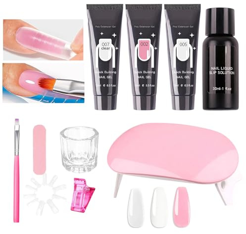 Beginner Poly Nail Gel Kit Manicure Tool