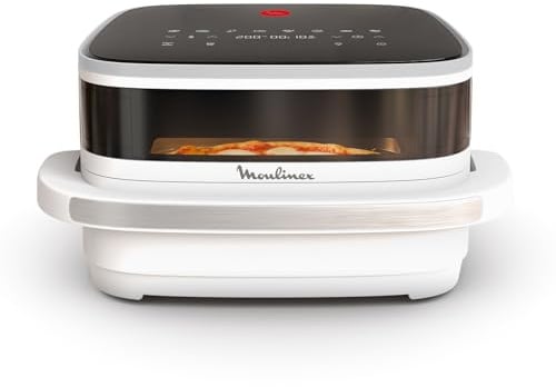 Moulinex Easy Fry XL Surface, Friggitrice ad Aria 1 kg, Bianco, AL4001 | con Tecnologia Extra-Crisp, Superficie XL, Cestello Spazioso, Design Compatto, Visore di Controllo, Doppia Resistenza