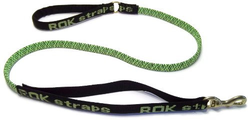 ROK STRAPS Große Leine, Grün und Schwarz