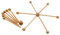Holzmobile Mobilestern Holz 30cm Kreuz Babywiege selber machen Basteln Neu