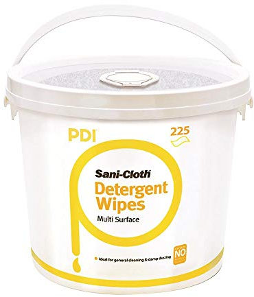 PDI D59856 Sani cloth washing detergent wiping in the bucket, 225 pieces
