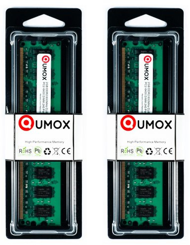 Qumox, modulo di memoria Speicher, DDR DDR2 DDR3 DDR2 DIMM 2GB 800 x2